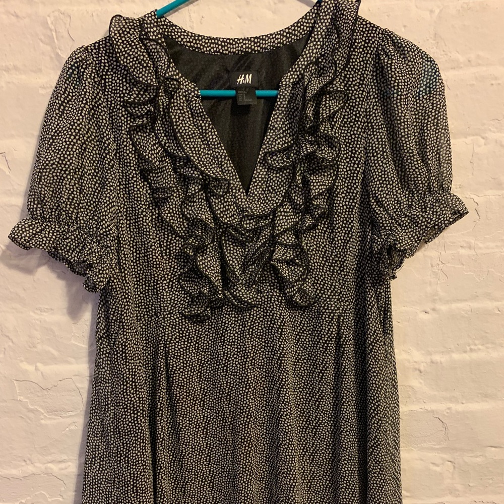 H&M Polka Dot Flowy Dress